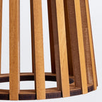 QN-SLATTED-TL-TEAK Slatted Table Lamp Teak