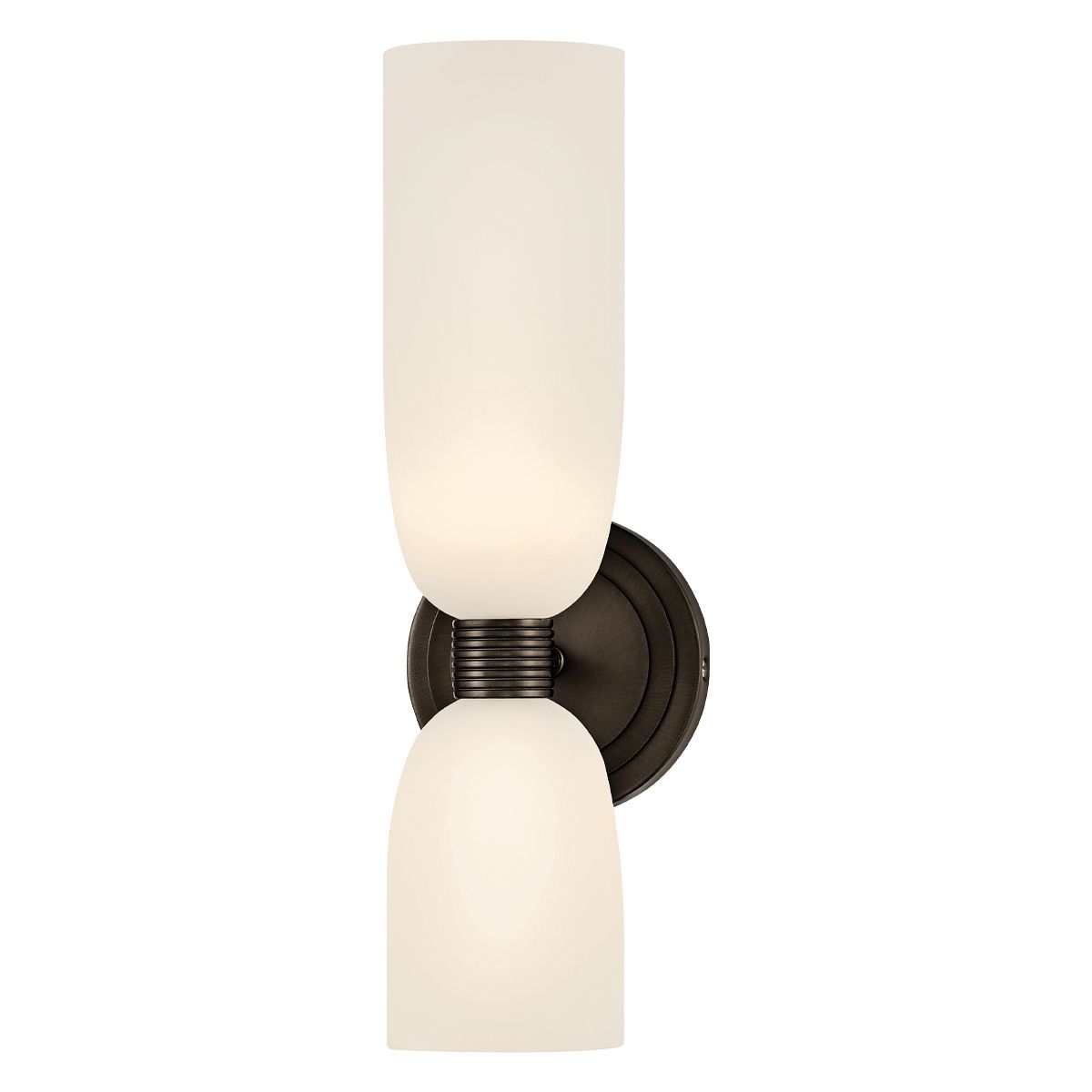 QN-TALLULAH-WB2-BX Tallulah Bathroom 2 Light Wall Light Black Oxide