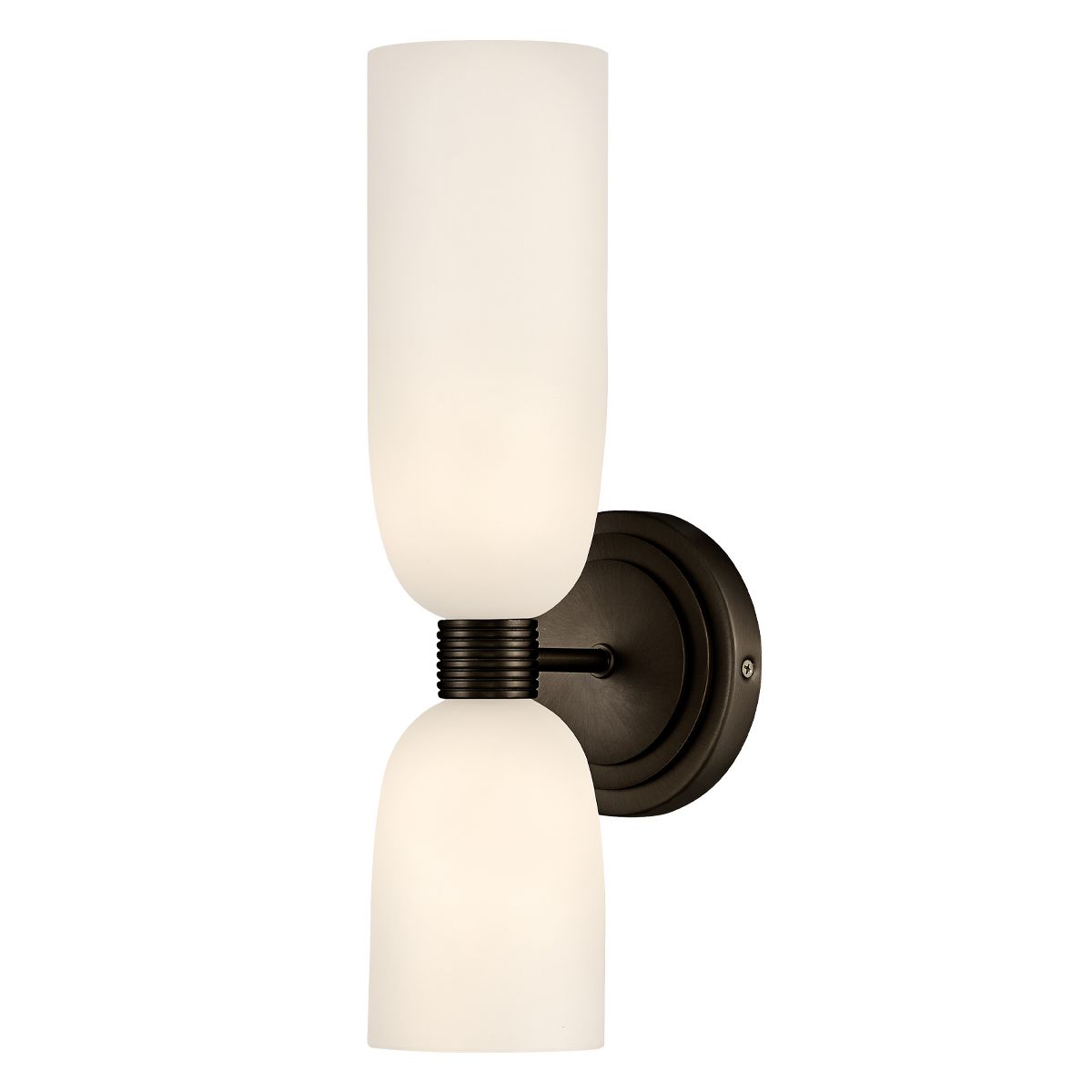 QN-TALLULAH-WB2-BX Tallulah Bathroom 2 Light Wall Light Black Oxide