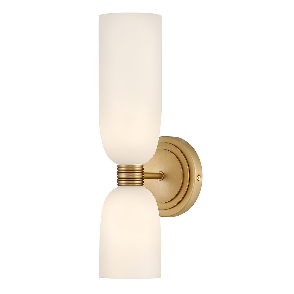 QN-TALLULAH-WB2-LCB Tallulah Bathroom 2 Light Wall Light Lacquered Brass