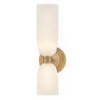 QN-TALLULAH-WB2-LCB Tallulah Bathroom 2 Light Wall Light Lacquered Brass