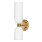QN-TALLULAH-WB2-LCB Tallulah Bathroom 2 Light Wall Light Lacquered Brass