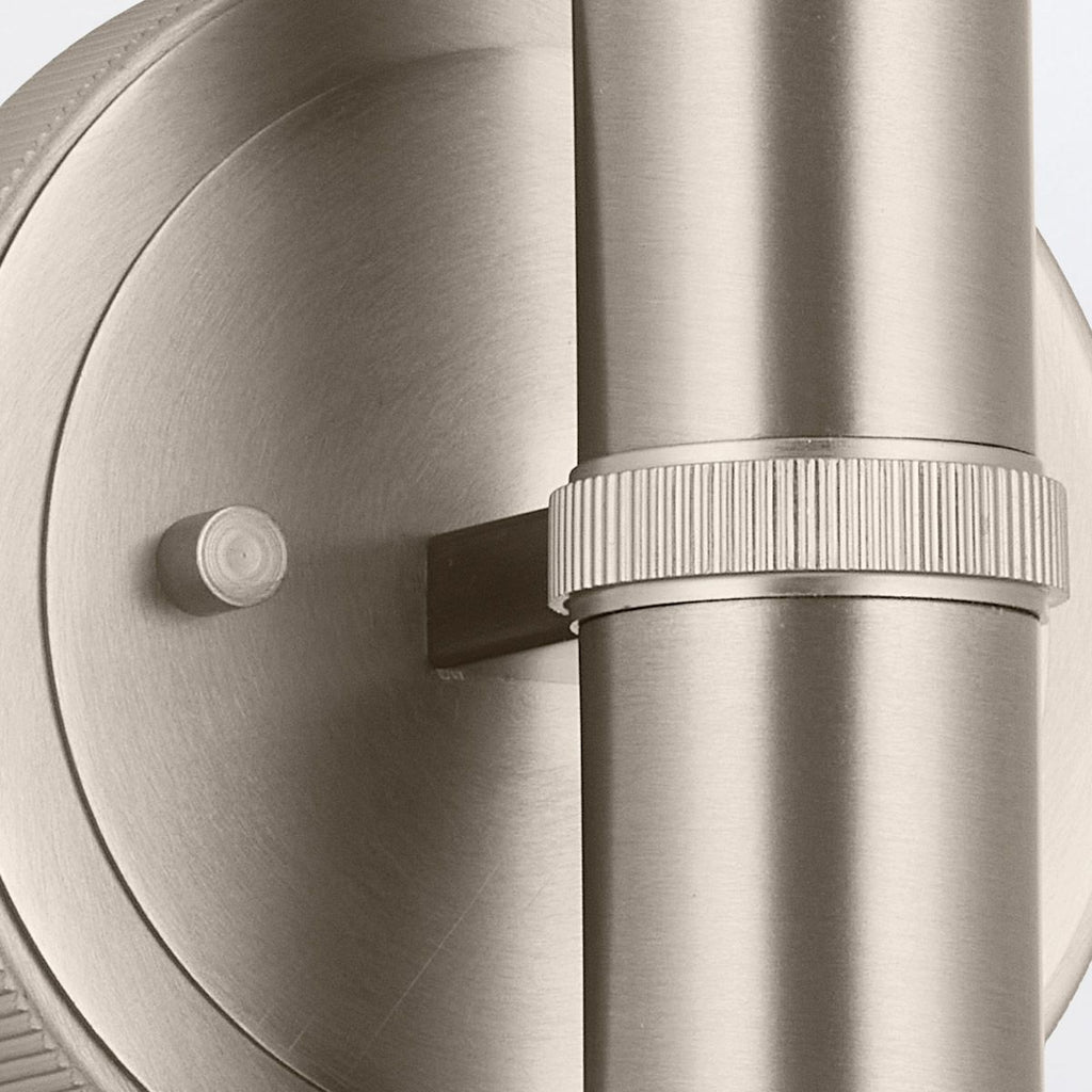QN-TORCHE-2W-BN Torche Bathroom 2 Light Wall Light Brushed Nickel