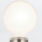 QN-TORCHE-2W-BN Torche Bathroom 2 Light Wall Light Brushed Nickel