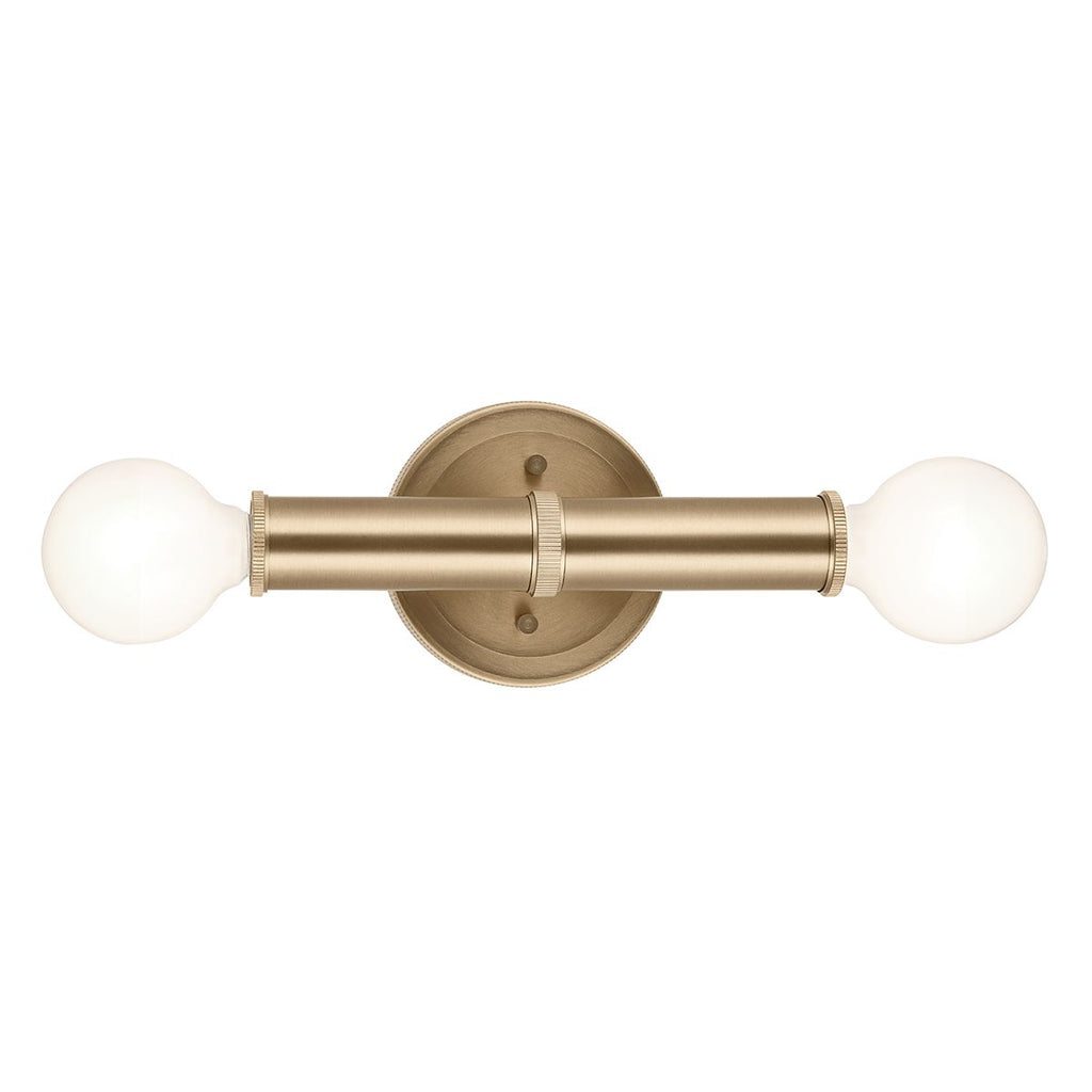 QN-TORCHE-2W-CPZ Torche Bathroom 2 Light Wall Light Champagne Bronze