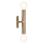 QN-TORCHE-2W-CPZ Torche Bathroom 2 Light Wall Light Champagne Bronze