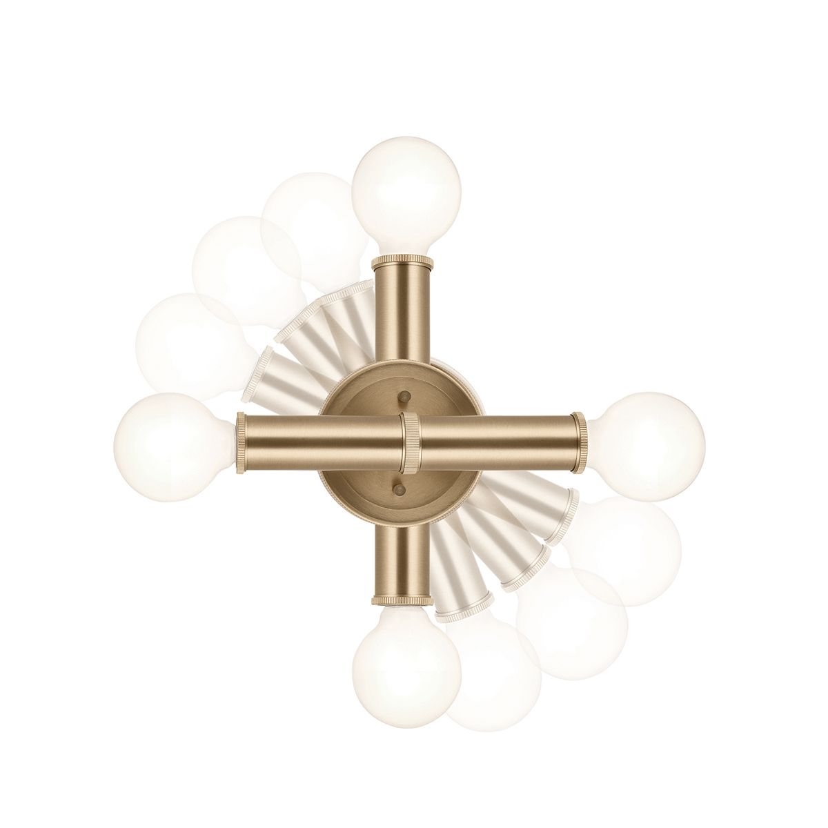 QN-TORCHE-2W-CPZ Torche Bathroom 2 Light Wall Light Champagne Bronze