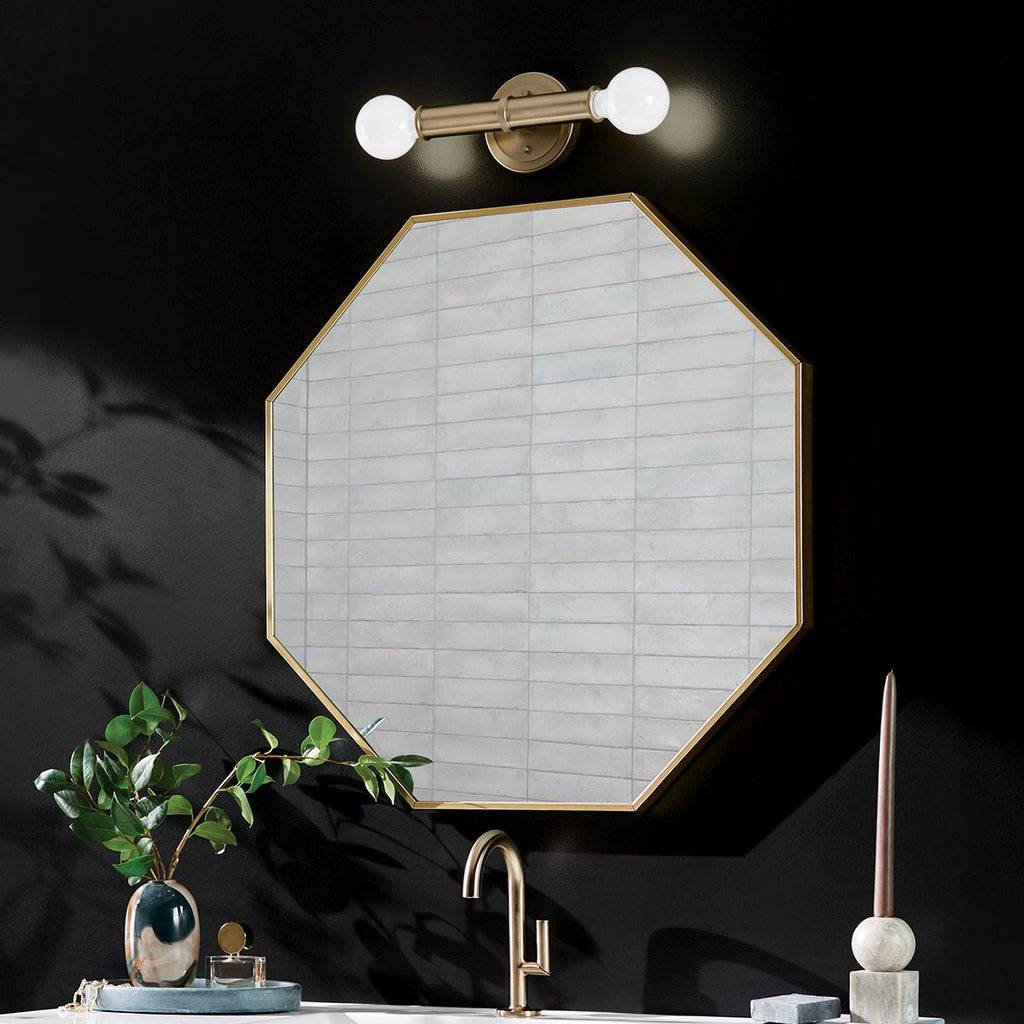 QN-TORCHE-2W-CPZ Torche Bathroom 2 Light Wall Light Champagne Bronze