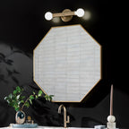 QN-TORCHE-2W-CPZ Torche Bathroom 2 Light Wall Light Champagne Bronze