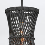 QN-TWYLA-1P-BK Twyla 1 Light Pendant Black