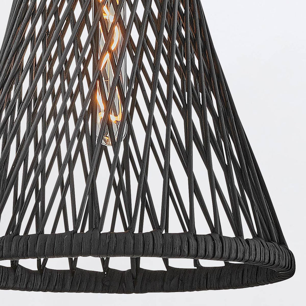QN-TWYLA-1P-BK Twyla 1 Light Pendant Black