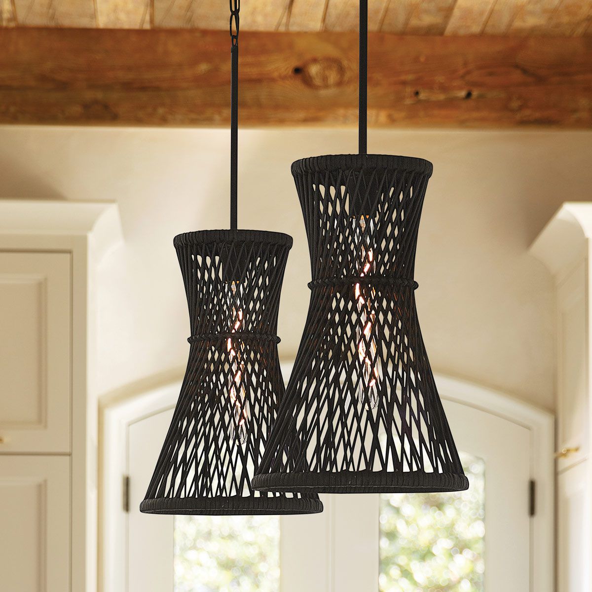 QN-TWYLA-1P-BK Twyla 1 Light Pendant Black