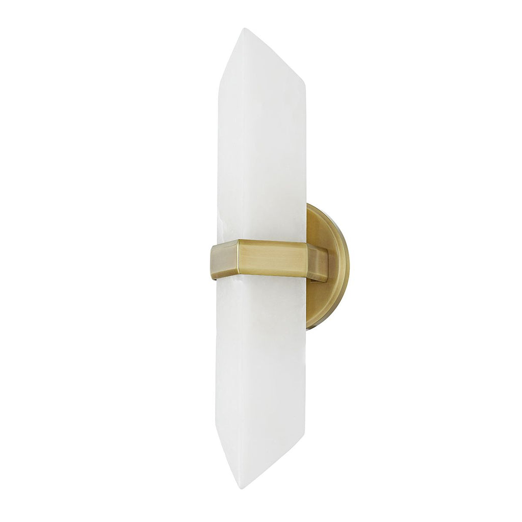 QN-VALENCIA-2WB-VBS-AR Valencia 2 Light Wall Light Vintage Brass