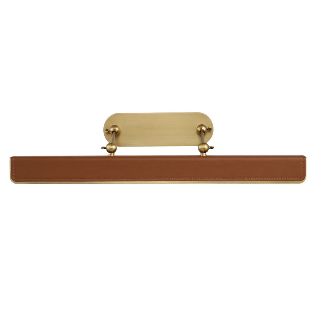 QN-VALISE-PL-L-VBS-CL Valise Picture Large LED Picture Light Vintage Brass/Cognac Leather