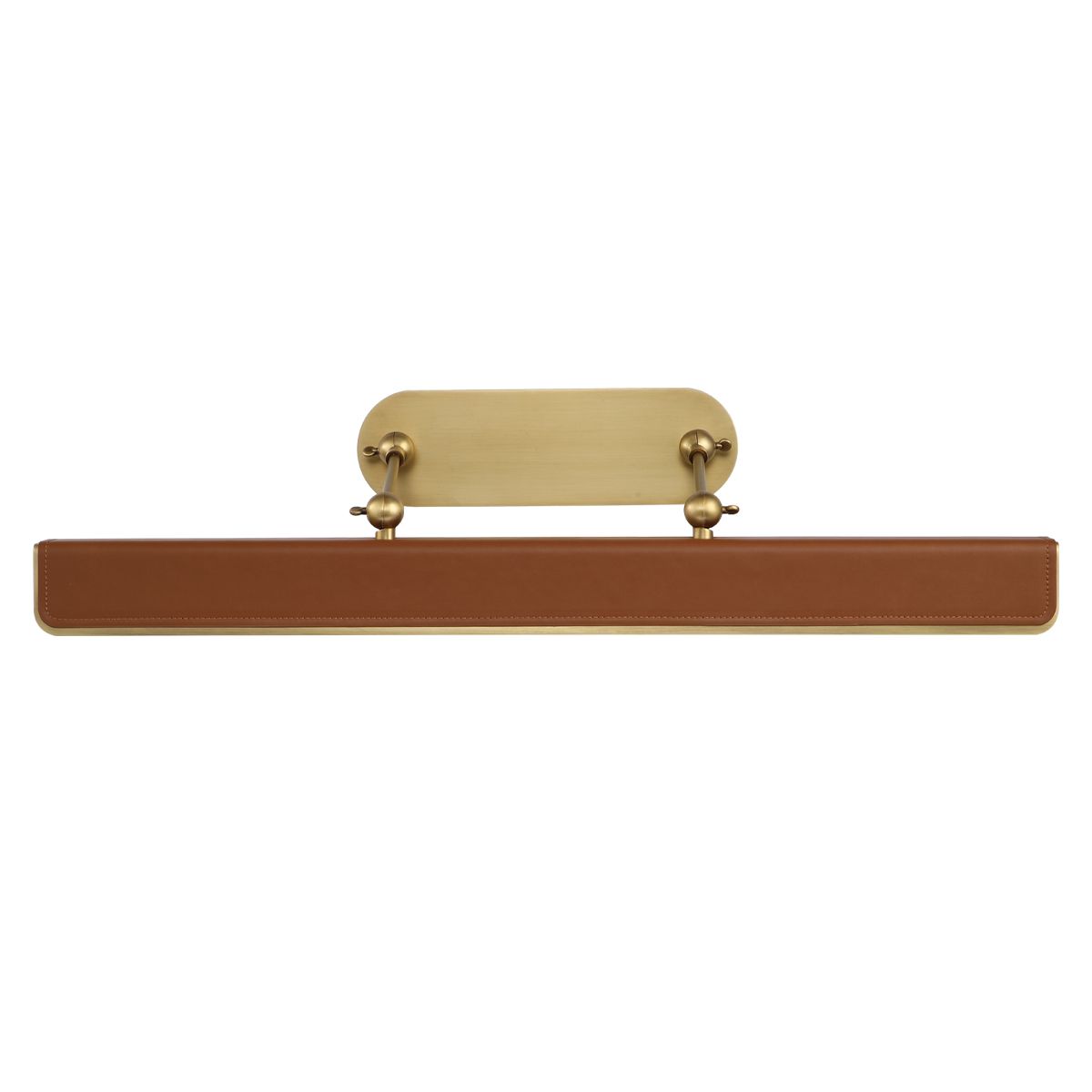QN-VALISE-PL-L-VBS-CL Valise Picture Large LED Picture Light Vintage Brass/Cognac Leather