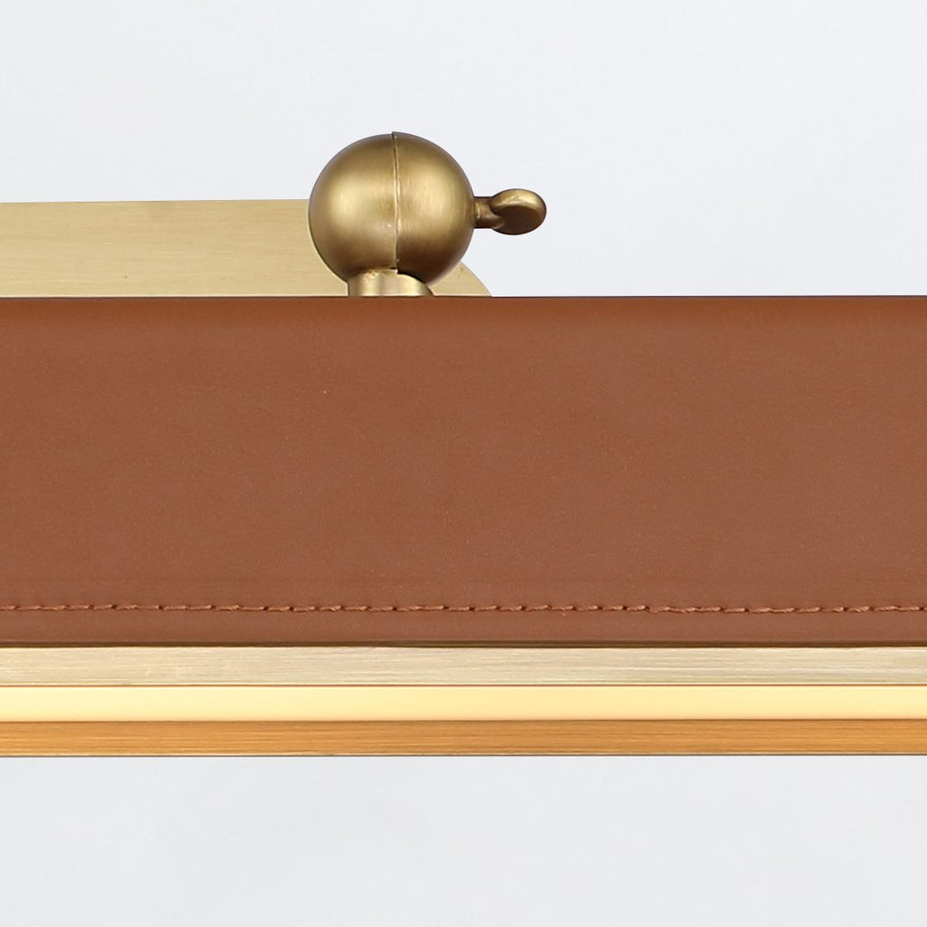 QN-VALISE-PL-L-VBS-CL Valise Picture Large LED Picture Light Vintage Brass/Cognac Leather