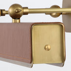 QN-VALISE-PL-L-VBS-CL Valise Picture Large LED Picture Light Vintage Brass/Cognac Leather