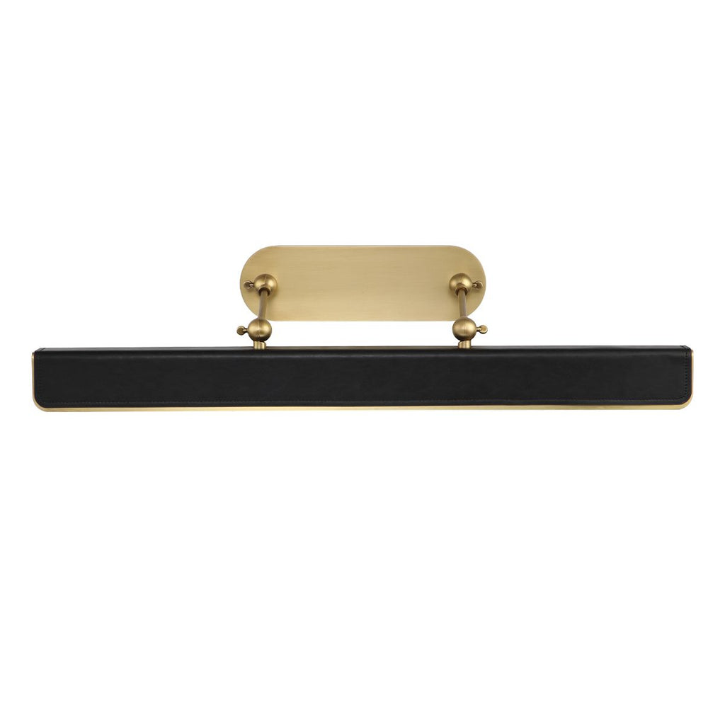 QN-VALISE-PL-L-VBS-TL Valise Picture Large LED Picture Light Vintage Brass/Tuxedo Leather