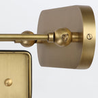 QN-VALISE-PL-L-VBS-TL Valise Picture Large LED Picture Light Vintage Brass/Tuxedo Leather