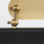 QN-VALISE-PL-L-VBS-TL Valise Picture Large LED Picture Light Vintage Brass/Tuxedo Leather
