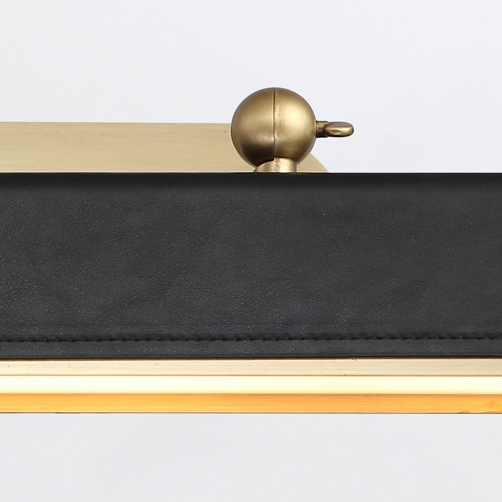 QN-VALISE-PL-L-VBS-TL Valise Picture Large LED Picture Light Vintage Brass/Tuxedo Leather