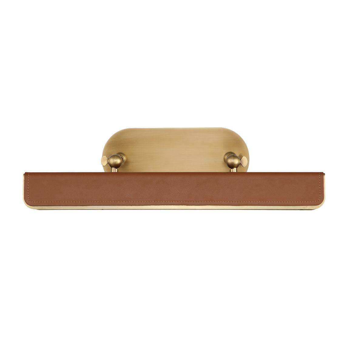 QN-VALISE-PL-M-VBS-CL Valise Picture Medium LED Picture Light Vintage Brass/Cognac Leather