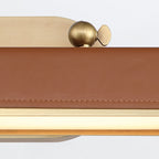QN-VALISE-PL-M-VBS-CL Valise Picture Medium LED Picture Light Vintage Brass/Cognac Leather