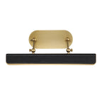 QN-VALISE-PL-M-VBS-TL Valise Picture Medium LED Picture Light Vintage Brass/Tuxedo Leather