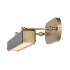 QN-VALISE-PL-M-VBS-TL Valise Picture Medium LED Picture Light Vintage Brass/Tuxedo Leather