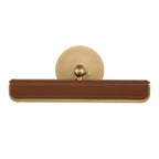 QN-VALISE-PL-S-VBS-CL Valise Picture Small LED Picture Light Vintage Brass/Cognac Leather