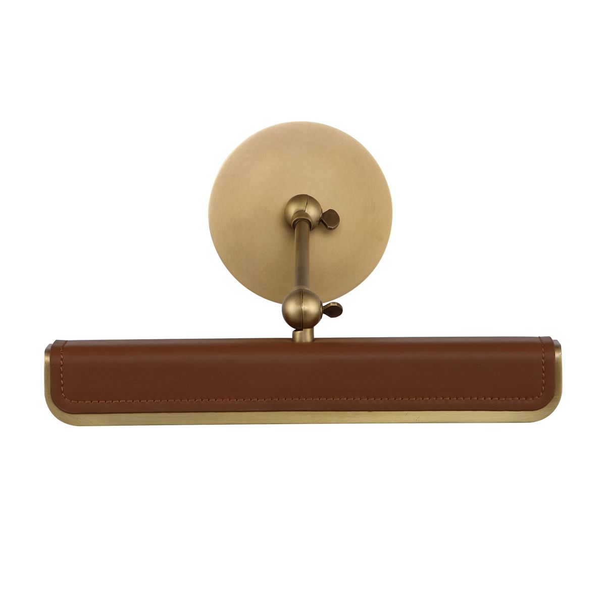 QN-VALISE-PL-S-VBS-CL Valise Picture Small LED Picture Light Vintage Brass/Cognac Leather