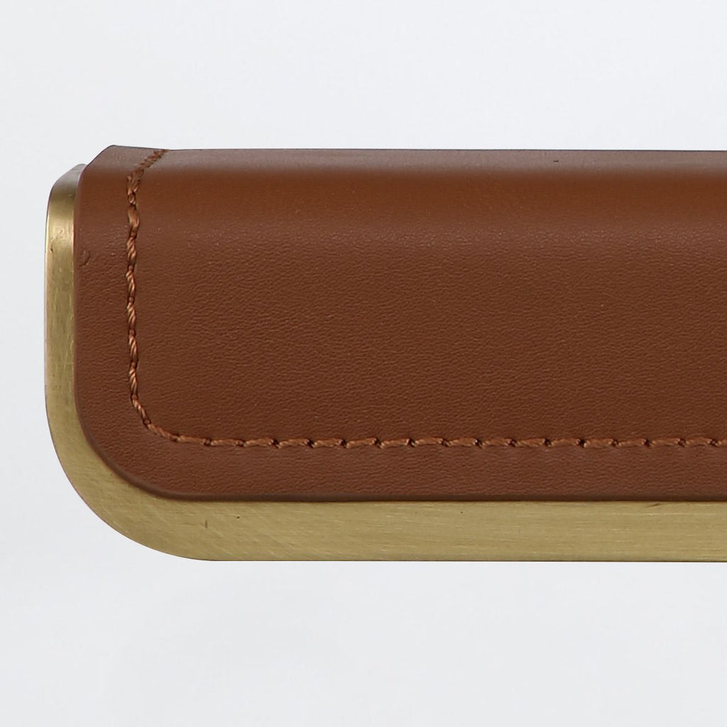 QN-VALISE-PL-S-VBS-CL Valise Picture Small LED Picture Light Vintage Brass/Cognac Leather