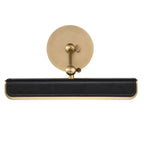 QN-VALISE-PL-S-VBS-TL Valise Picture Small LED Picture Light Vintage Brass/Tuxedo Leather