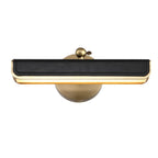 QN-VALISE-PL-S-VBS-TL Valise Picture Small LED Picture Light Vintage Brass/Tuxedo Leather