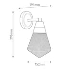 QN-WILLARD-1WB-UBZ-PG Willard 1 Light Wall Light Urban Bronze