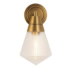QN-WILLARD-1WB-VBS-PG Willard 1 Light Wall Light Vintage Brass