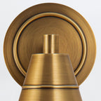QN-WILLARD-1WB-VBS-PG Willard 1 Light Wall Light Vintage Brass