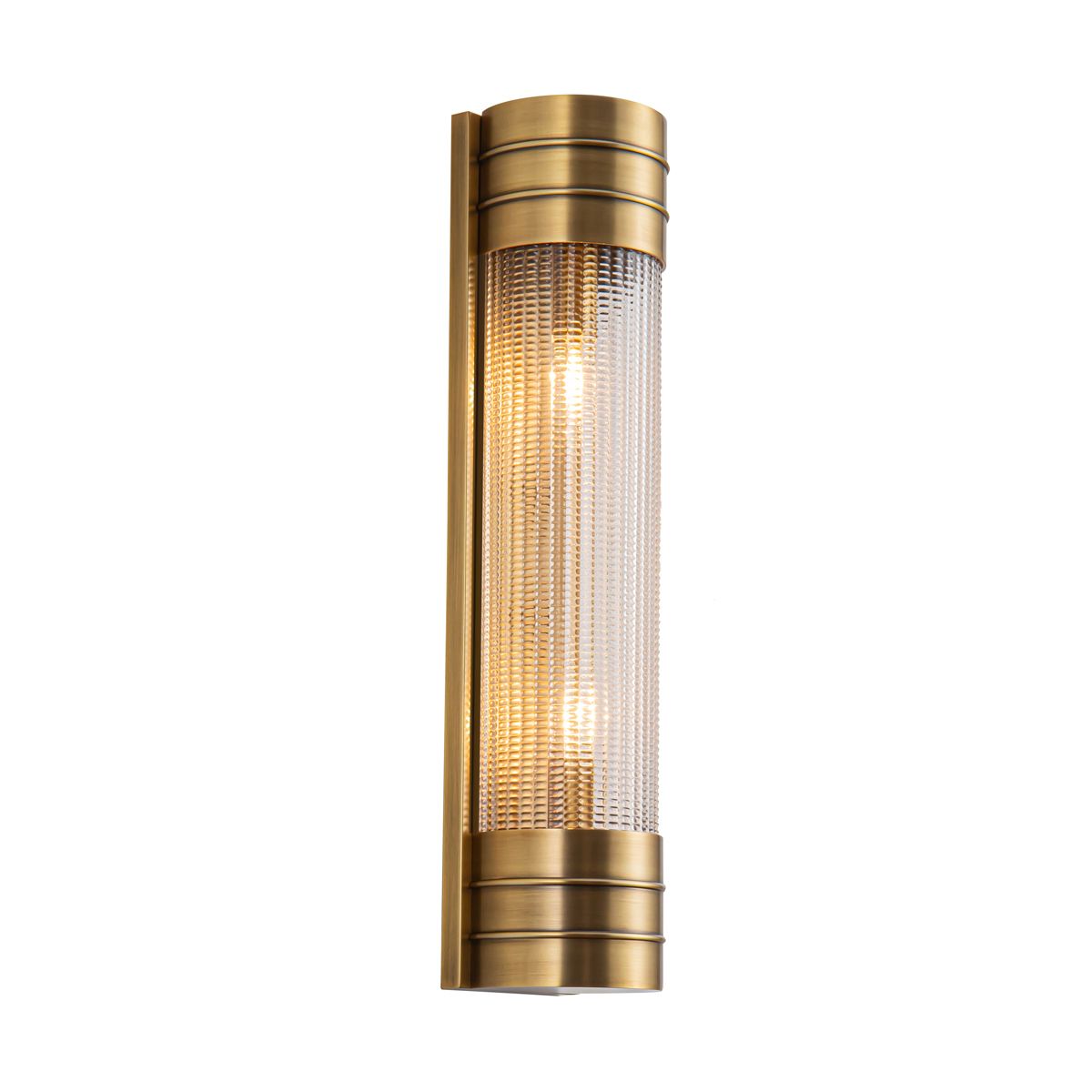 QN-WILLARD-2WB-VBS-PG Willard 2 Light Linear Wall Light Vintage Brass