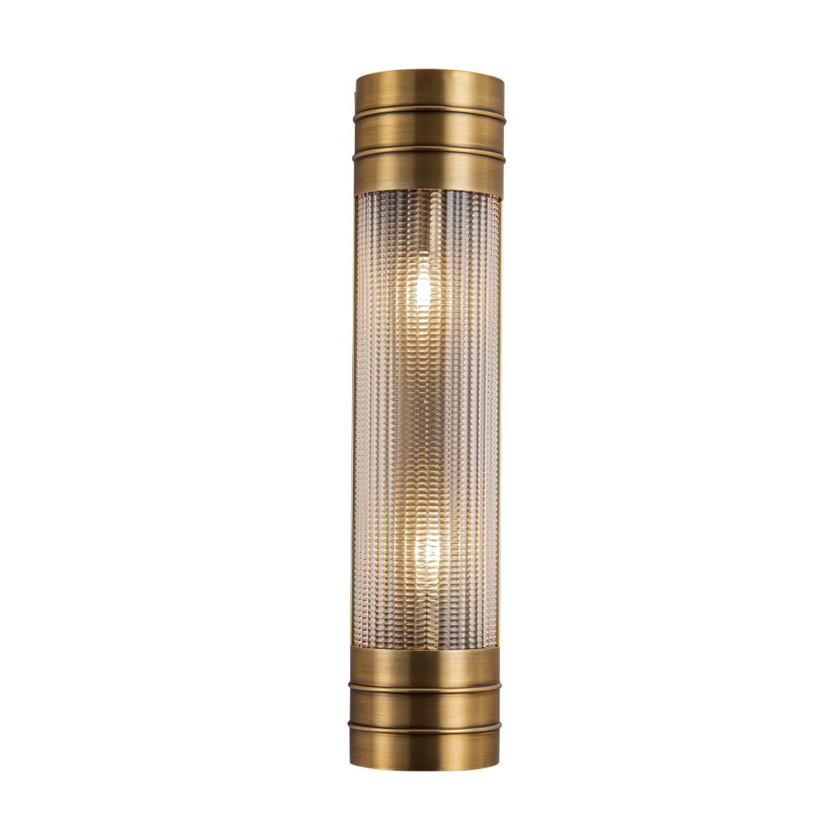 QN-WILLARD-2WB-VBS-PG Willard 2 Light Linear Wall Light Vintage Brass