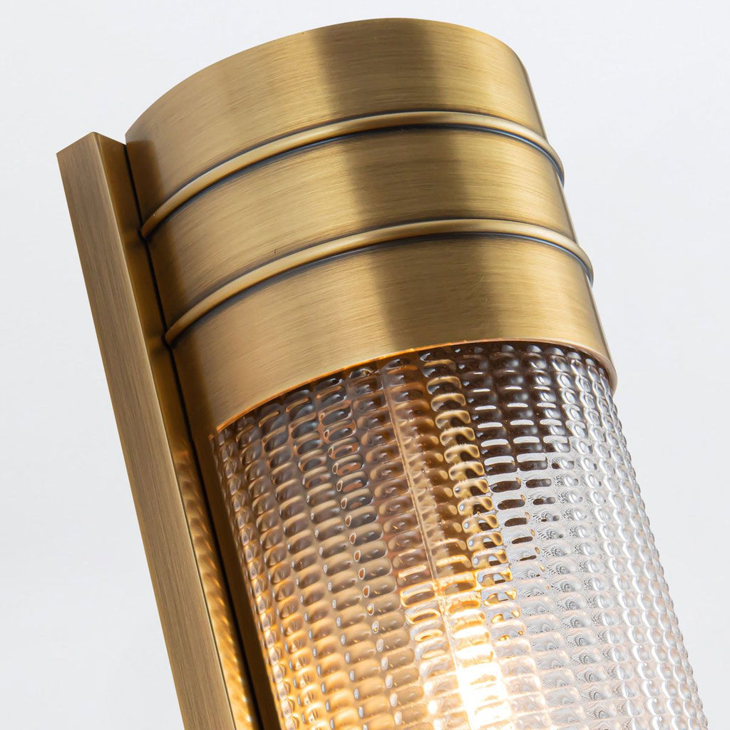 QN-WILLARD-2WB-VBS-PG Willard 2 Light Linear Wall Light Vintage Brass