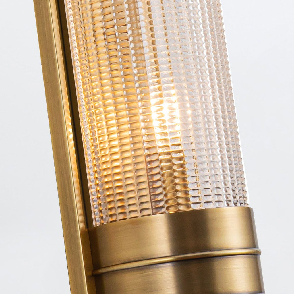 QN-WILLARD-2WB-VBS-PG Willard 2 Light Linear Wall Light Vintage Brass