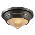 QN-WILLARD-F-S-UBZ-PG Willard 1 Light Small Flush Urban Bronze