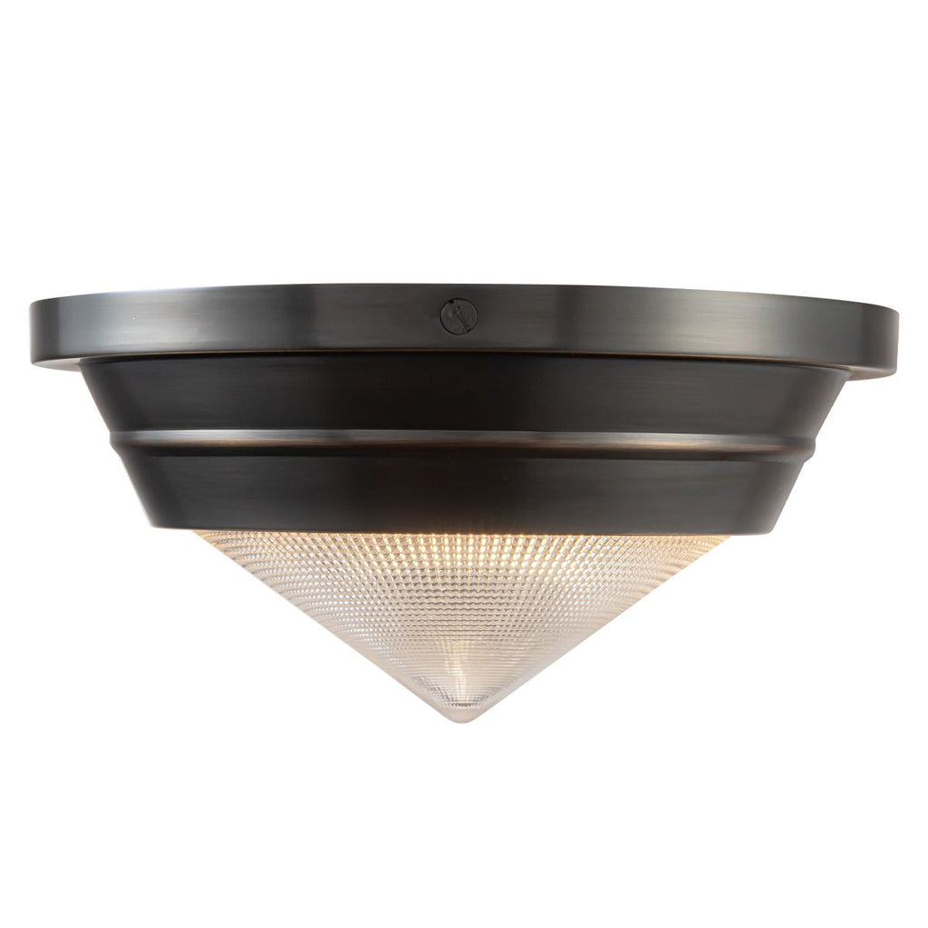 QN-WILLARD-F-S-UBZ-PG Willard 1 Light Small Flush Urban Bronze