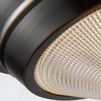QN-WILLARD-F-S-UBZ-PG Willard 1 Light Small Flush Urban Bronze