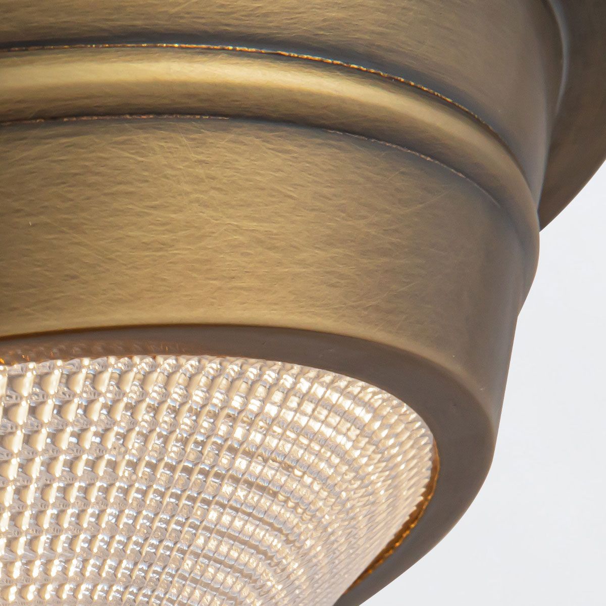 QN-WILLARD-F-S-VBS-PG Willard 1 Light Small Flush Vintage Brass