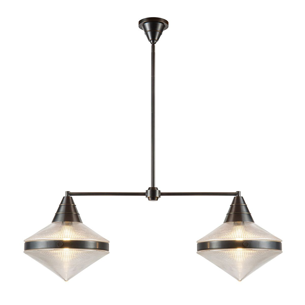 QN-WILLARD-LP2-UBZ-PG Willard 2 Light Linear Pendant Urban Bronze