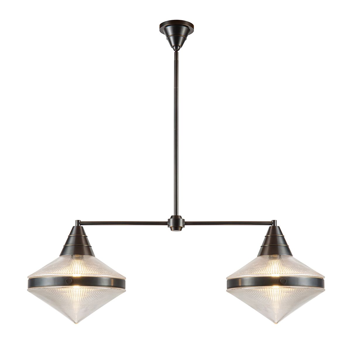 QN-WILLARD-LP2-UBZ-PG Willard 2 Light Linear Pendant Urban Bronze