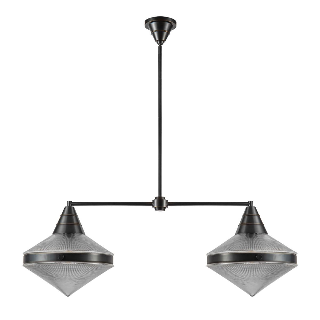 QN-WILLARD-LP2-UBZ-PG Willard 2 Light Linear Pendant Urban Bronze