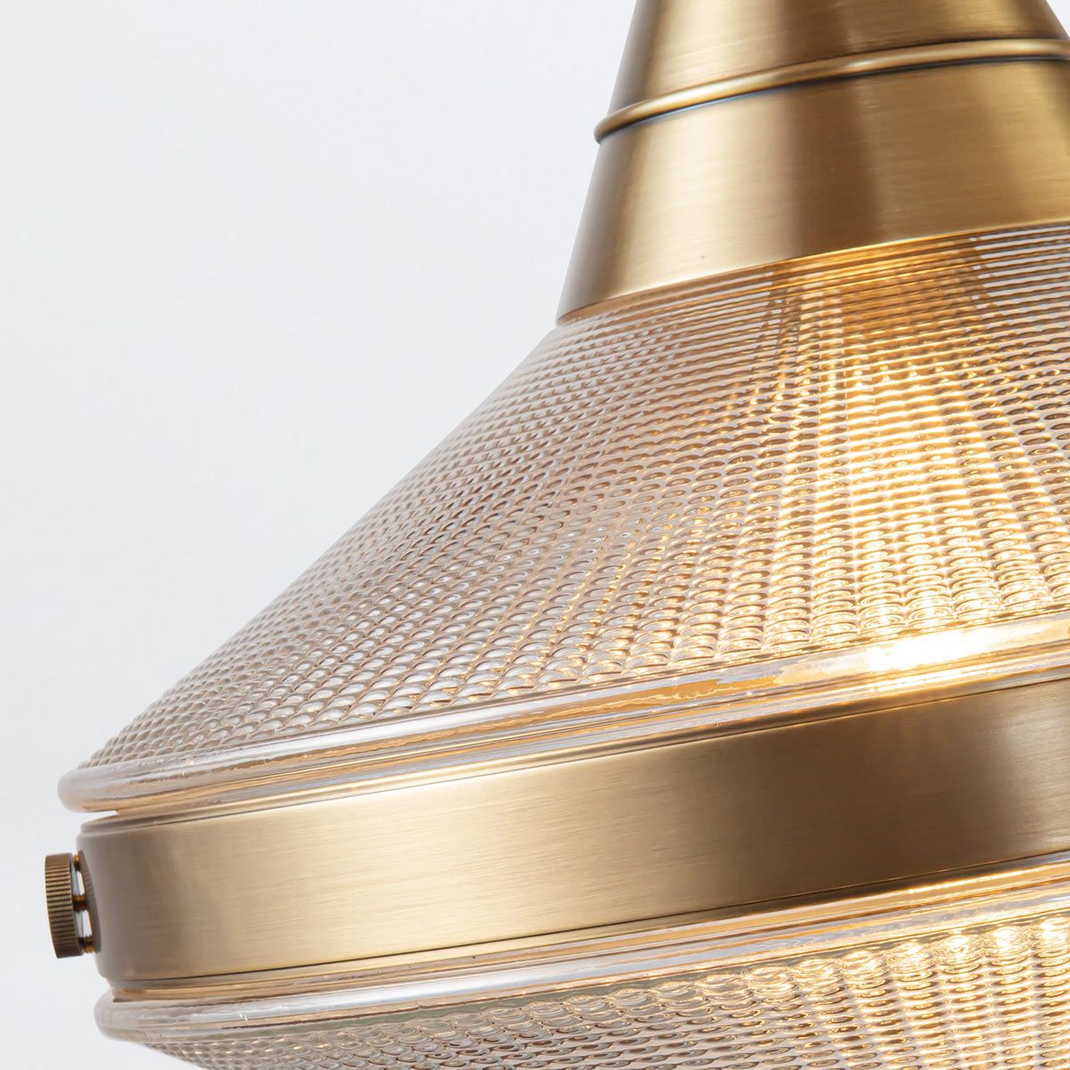 QN-WILLARD-LP2-VBS-PG Willard 2 Light Linear Pendant Vintage Brass
