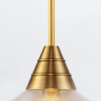 QN-WILLARD-P-VBS-PG Willard 1 Light Pendant Vintage Brass
